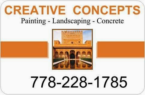 Creative Concepts | Painting • Landscaping • Concrete | 15168 36 Ave, Surrey, BC V3S 0Z6, Canada | Phone: (778) 228-1785