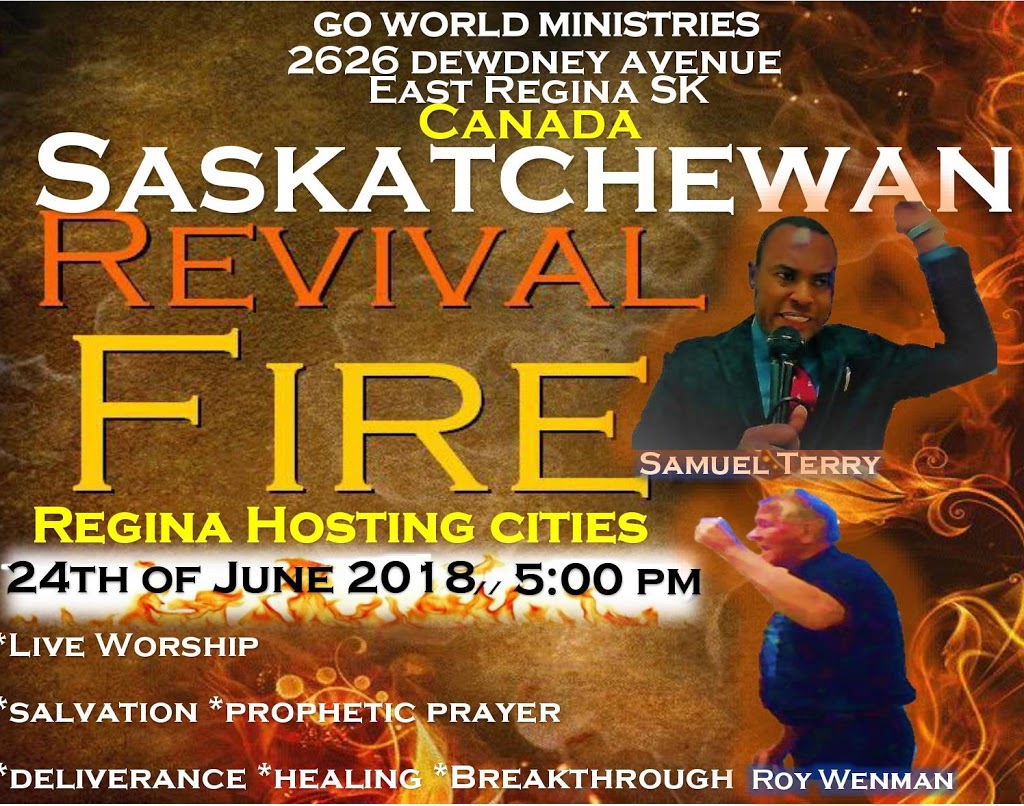 Go World Ministries | 2626 Dewdney Ave E, Regina, SK S4N 4V5, Canada