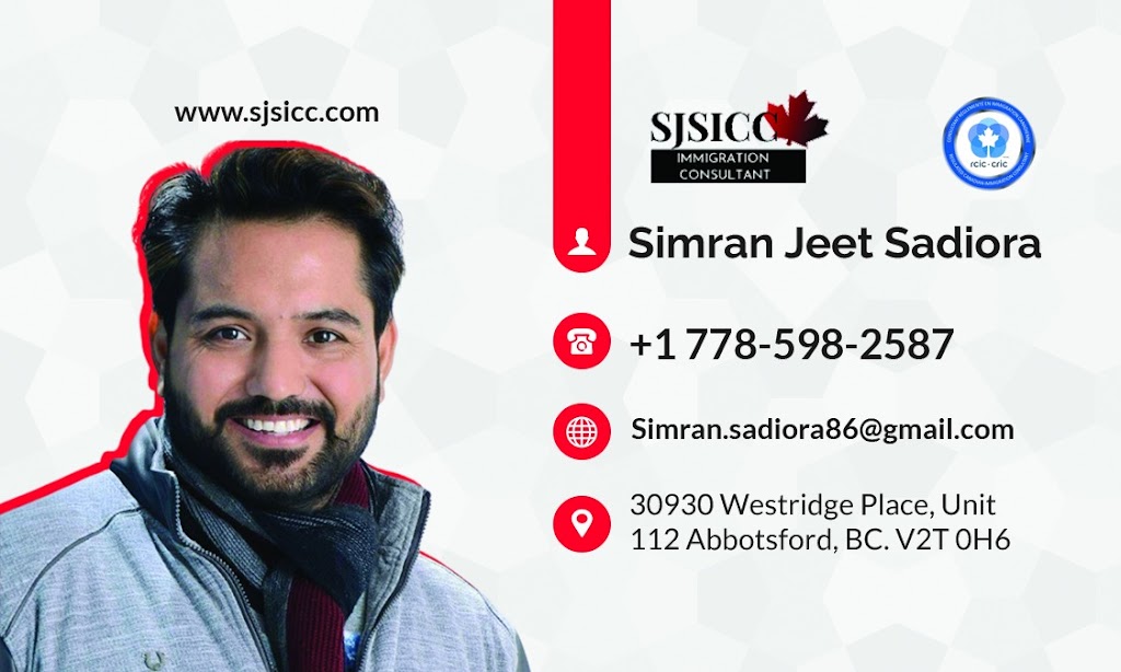 Simran Jeet Sadiora Immigration and Citizenship Consultant Ltd. | 30930 Westridge Pl, Abbotsford, BC V2T 0H6, Canada | Phone: (778) 598-2587
