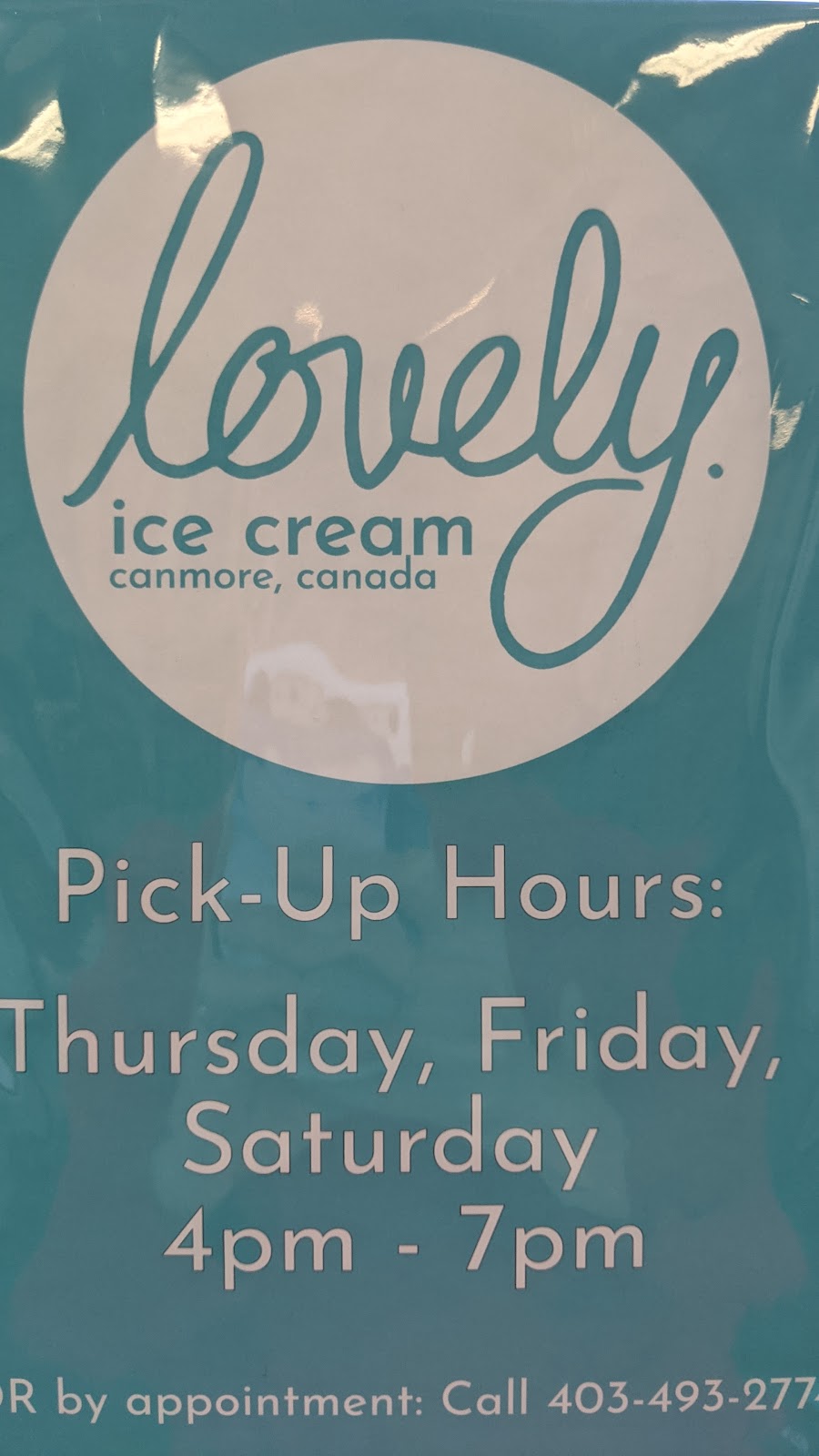 Lovely Ice Cream - Pickup Location | 105 Bow Meadows Crescent #156, Canmore, AB T1W 2W8, Canada | Phone: (403) 493-2774