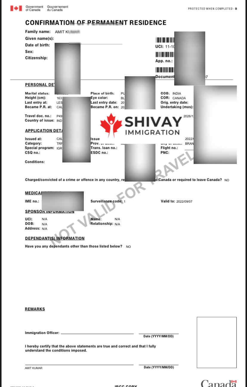 Shivay Immigration Services | 995 McPhillips St Unit 3, Winnipeg, MB R2X 2K3, Canada | Phone: (204) 730-7307