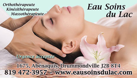 Lise Bernier Massothérapeute et Orthothérapeute Drummondville |  | 1675 Rue des Abénaquis, Drummondville, QC J2B 8T4, Canada | Phone: (819) 472-3957