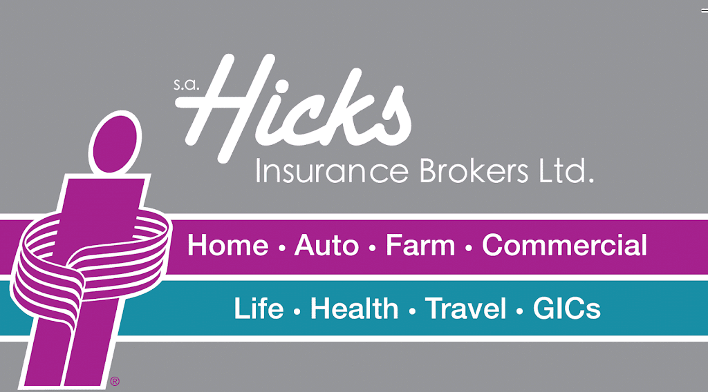 S.A. Hicks Insurance Brokers Ltd | 2666 8th Line Rd, Metcalfe, ON K0A 2P0, Canada | Phone: (613) 821-2155