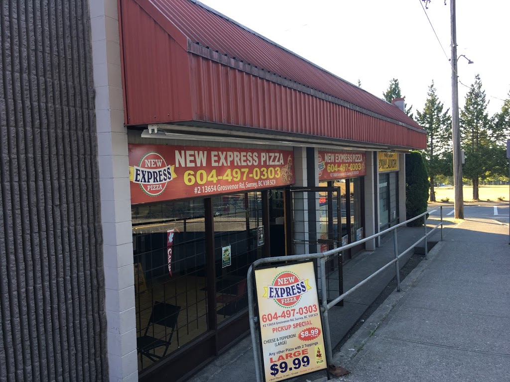 New Express Pizza | 13654 Grosvenor Rd #2, Surrey, BC V3R 5C9, Canada | Phone: (604) 497-0303