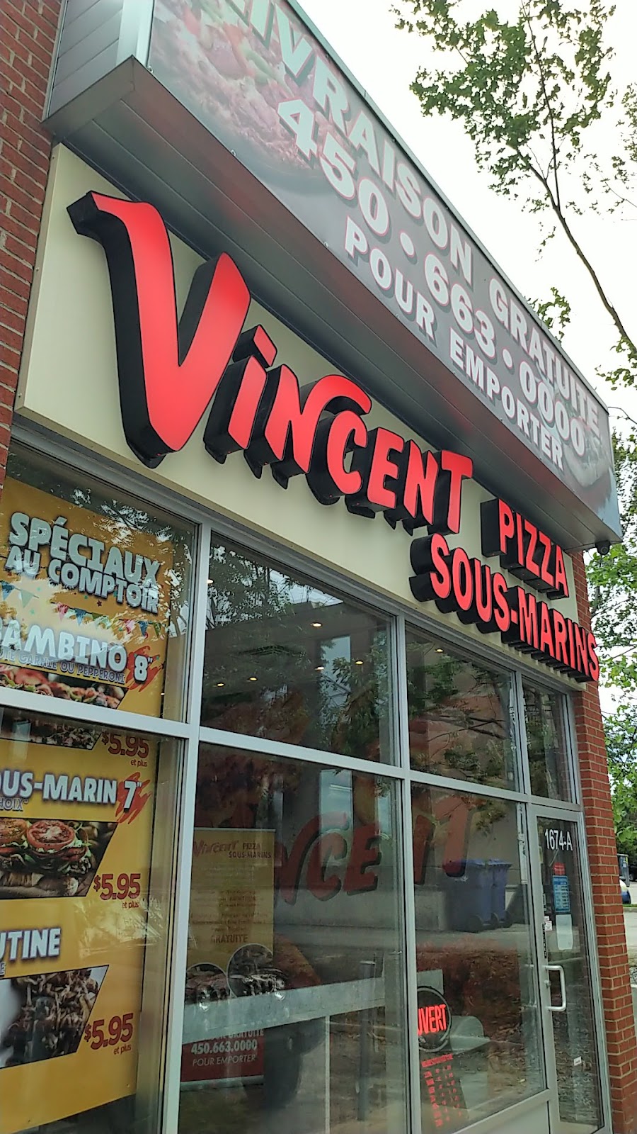Vincent Pizza Sous-Marins | 1674a Boulevard des Laurentides, Vimont, QC H7M 2P4, Canada | Phone: (450) 663-0000