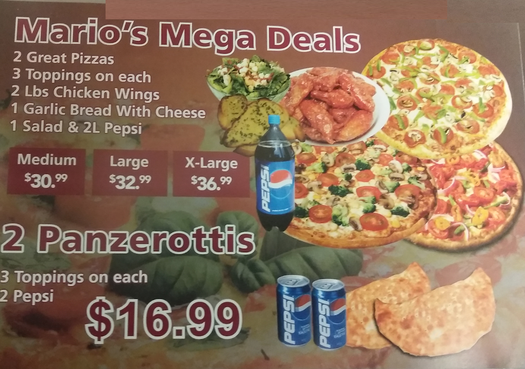 Marios 2 For 1 Pizza & Wings | 659 Colborne St E, Brantford, ON N3S 3M8, Canada | Phone: (519) 751-1010