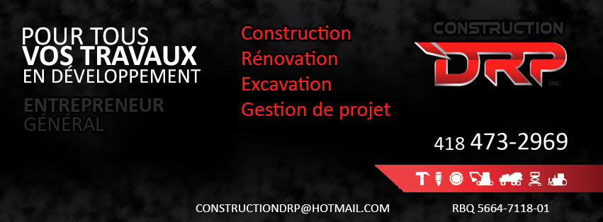 Construction DRP inc. | 357 Avenue des Ruisseaux, Pintendre, QC G6C 1K3, Canada | Phone: (418) 473-2969