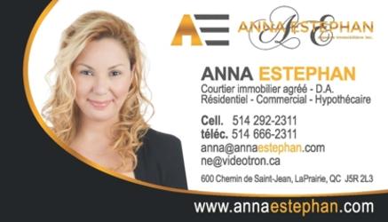 Anna Estephan - Agence Immobilière Inc | 2 Rue de Douvaine, Candiac, QC J5R 6X6, Canada | Phone: (514) 292-2311