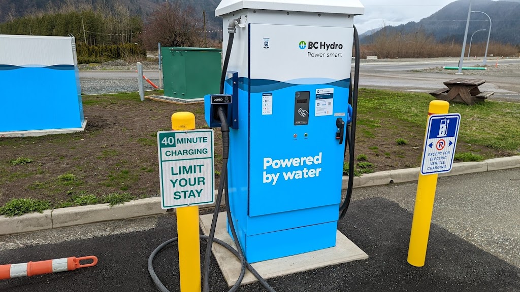 BCHydroEV Charging Station | 3971 Chowat Rd, Agassiz, BC V0M 1A2, Canada | Phone: (866) 338-3369