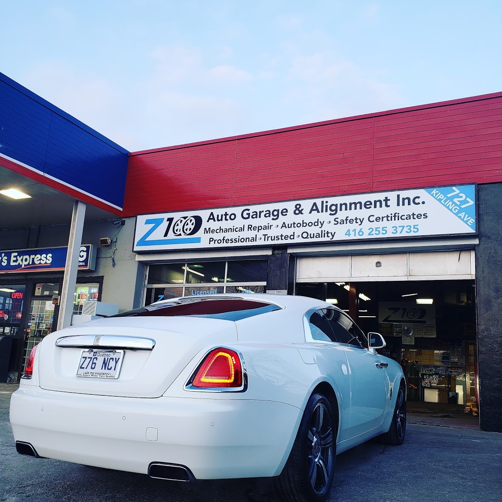 Z100 Auto Garage & Alignment Inc | 727 Kipling Ave, Etobicoke, ON M8Z 5G4, Canada | Phone: (416) 255-3735