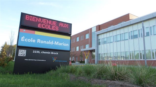 École Ronald-Marion | 2235 Durham Regional Rd 1, Pickering, ON L1V 2P8, Canada | Phone: (905) 683-9730