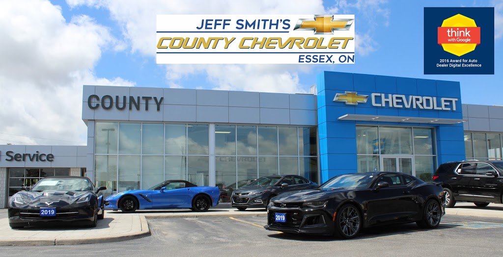 Jeff Smiths County Chevrolet Essex | 224 Talbot St N, Essex, ON N8M 2C8, Canada | Phone: (519) 776-4222