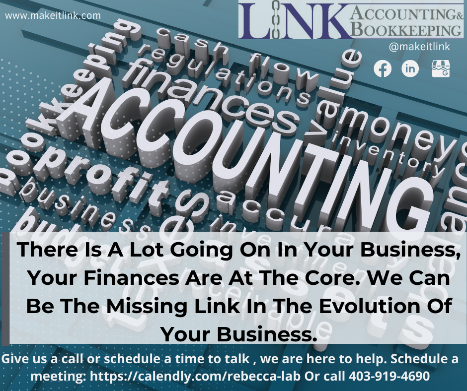 Link Accounting & Bookkeeping | 86 Taravista Gardens NE, Calgary, AB T3J 4K9, Canada | Phone: (587) 971-5465