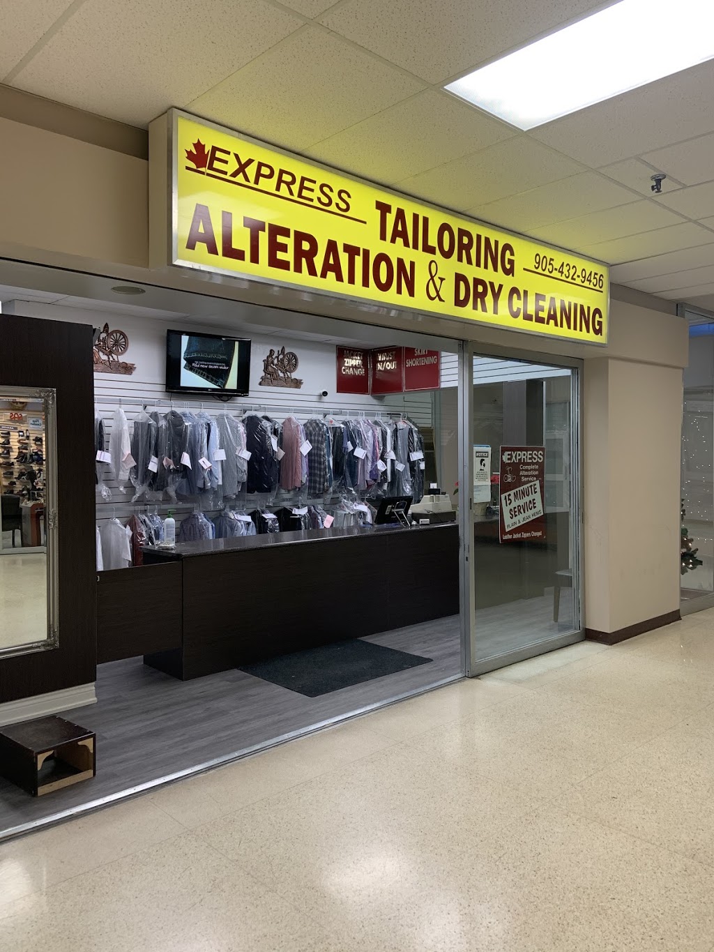 Express Alteration and drycleaning services | 1615 Dundas St E, Whitby, ON L1N 2L1, Canada | Phone: (905) 432-9456