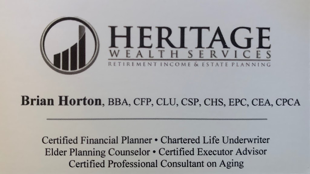 Heritage Wealth Services | 19 Cindy St, Peterborough, ON K9J 6M5, Canada | Phone: (705) 761-6645