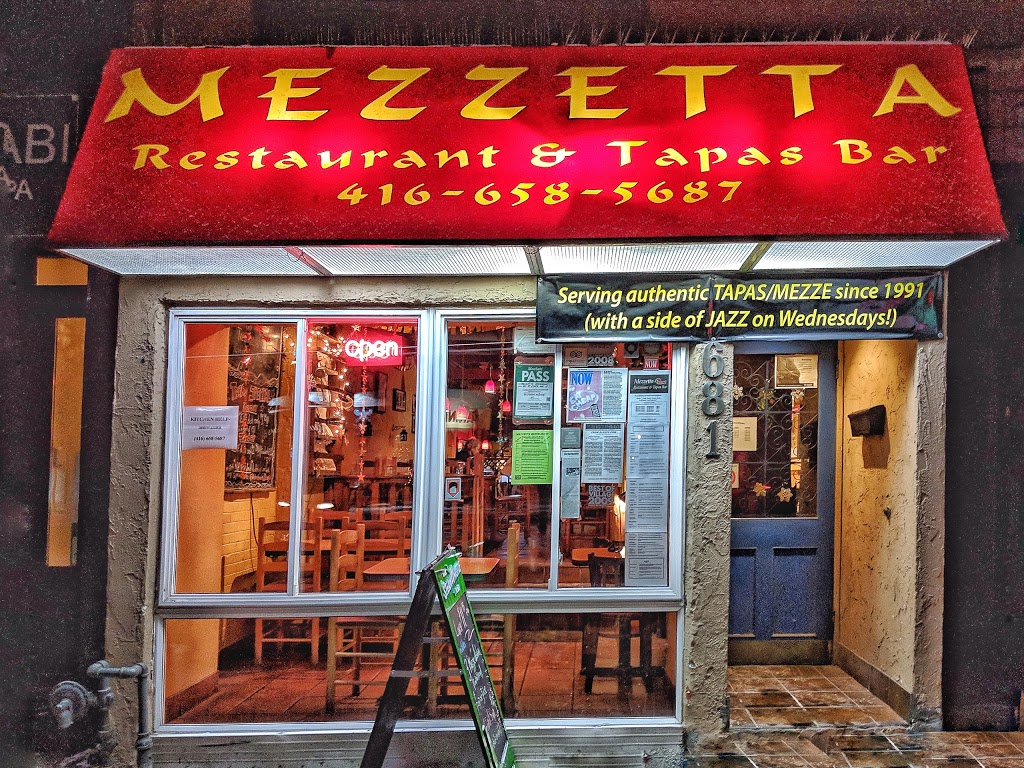 Mezzetta Restaurant & Tapas Br | 681 St Clair Ave W, Toronto, ON M6C 1A7, Canada | Phone: (416) 658-5687