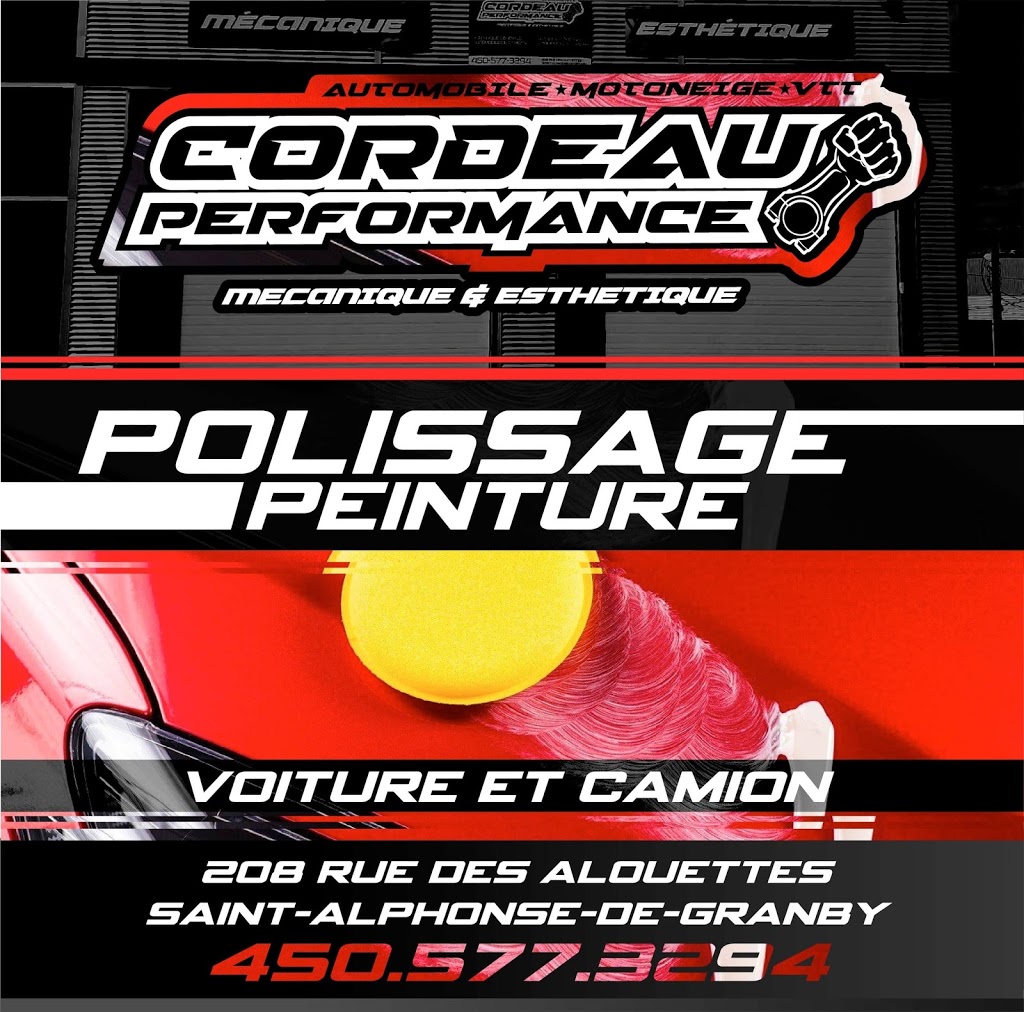 Cordeau Performance | 208 Rue des Alouettes, Saint-Alphonse-de-Granby, QC J0E 2A0, Canada | Phone: (450) 577-3294