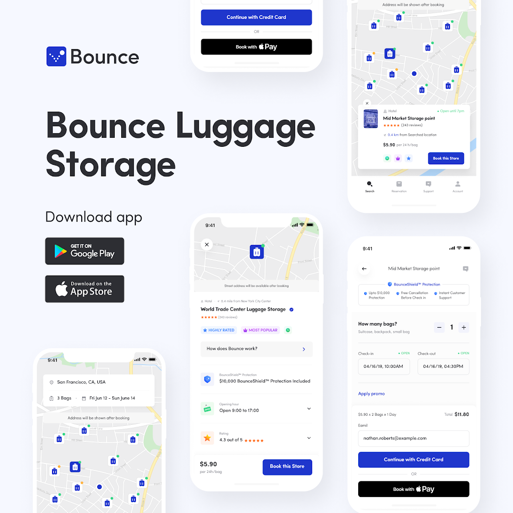 Bounce Luggage Storage - Scarborough | 1900 Eglinton Ave E, Scarborough, ON M1L 2L9, Canada | Phone: 01422 400776