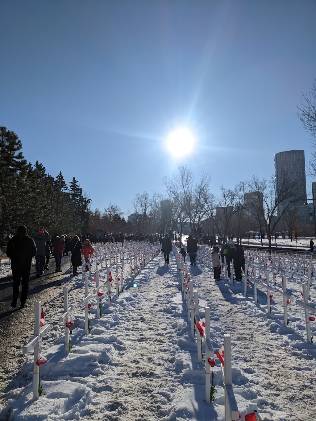 Memorial Drive - Field Of Crosses | 200 Memorial Dr NW, Calgary, AB T2N 3C2, Canada | Phone: (403) 268-2489