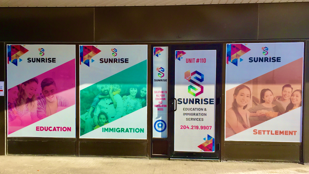 Sunrise Education & Immigration | 2200 McPhillips St #110, Winnipeg, MB R2V 3P4, Canada | Phone: (204) 219-9907