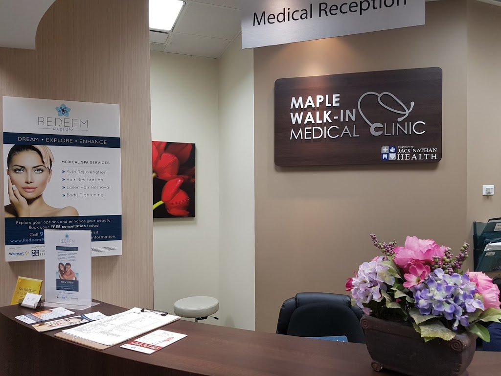 Maple Walk-In Medical Clinic inside Walmart by Jack Nathan Healt | 1900 Major MacKenzie Dr W, Maple, ON L6A 4R9, Canada | Phone: (905) 832-9112