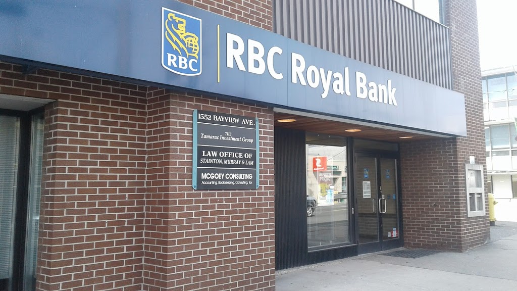 RBC Royal Bank | 1554 Bayview Ave, Toronto, ON M4G 3B6, Canada | Phone: (416) 974-3609