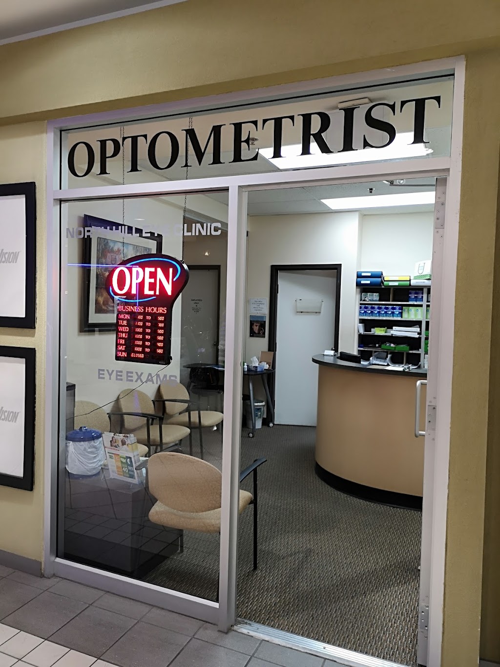 North Hill Eye Clinic | 1632 14 Ave NW #1691, Calgary, AB T2N 1M7, Canada | Phone: (403) 216-1221