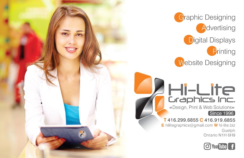 Hi-Lite Graphics Inc. | 11 Fox Run Dr, Guelph, ON N1H 6H9, Canada | Phone: (416) 299-6855