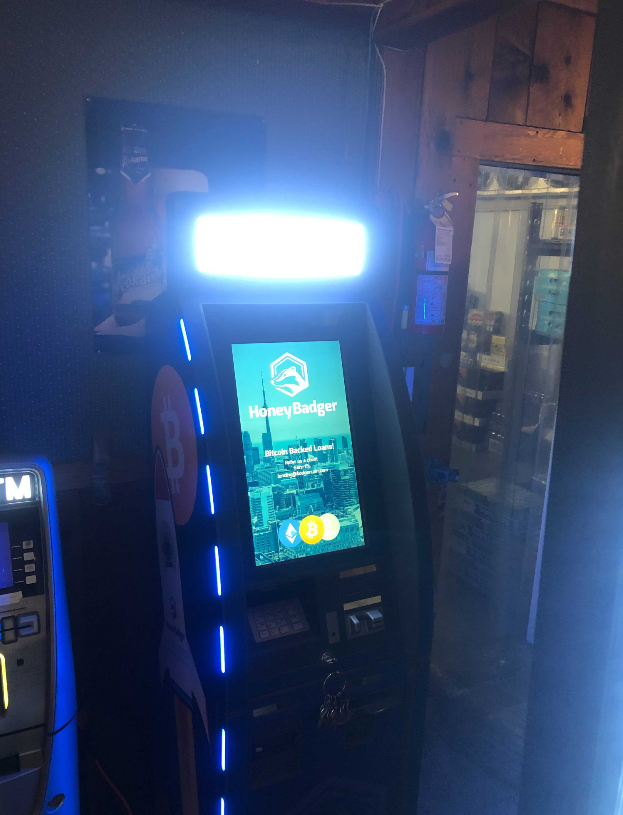 HoneyBadger Bitcoin ATM at Castle Liquor Store | 6309 Sooke Rd, Sooke, BC V9Z 0S9, Canada | Phone: (604) 787-1220