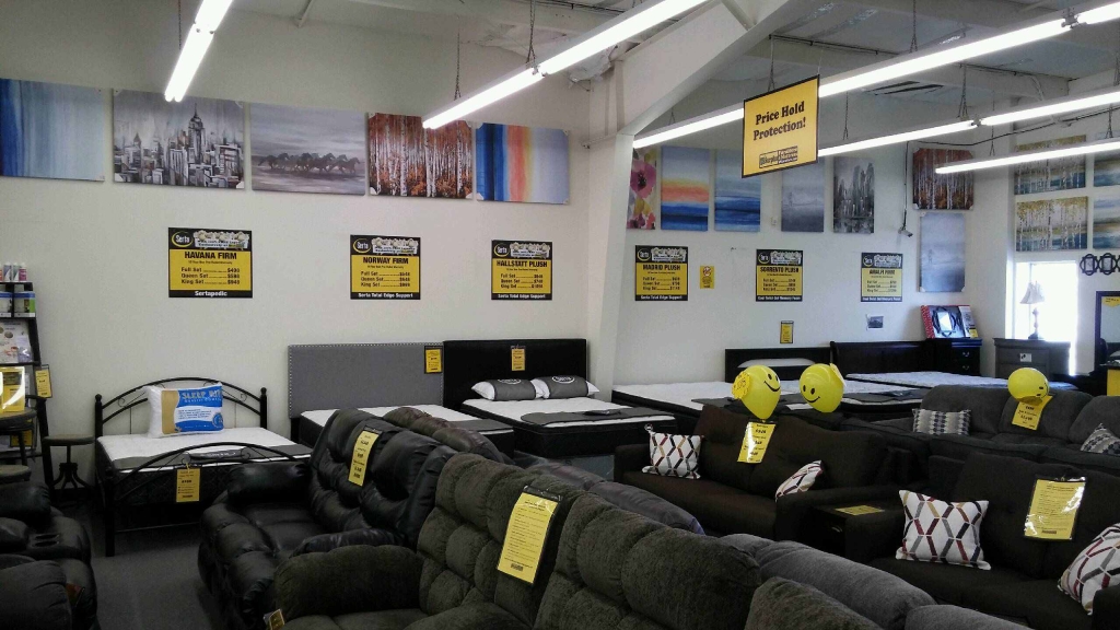 Surplus Furniture & Mattress Warehouse | 990 Nairn Ave, Winnipeg, MB R2L 0Y2, Canada | Phone: (204) 691-8283