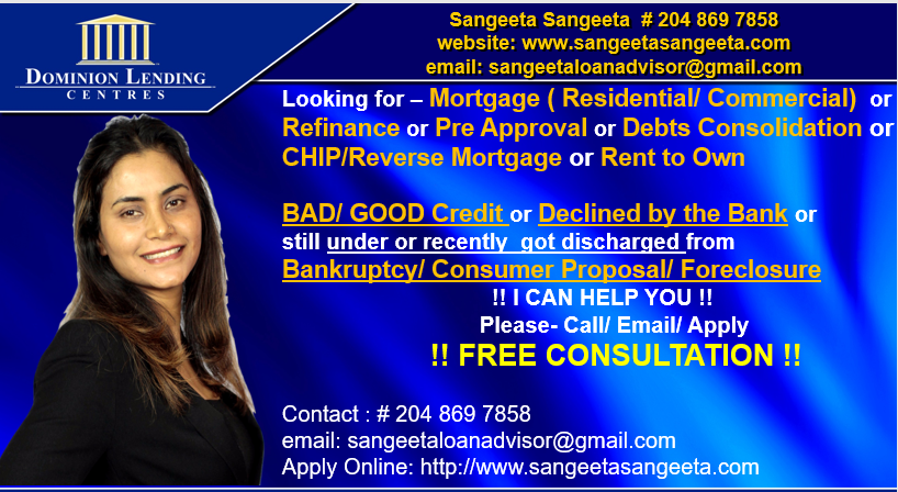 Sangeeta Sangeeta Mortgage Spectalist | 1850 Ness Ave, Winnipeg, MB R3J 3J9, Canada | Phone: (204) 869-7858