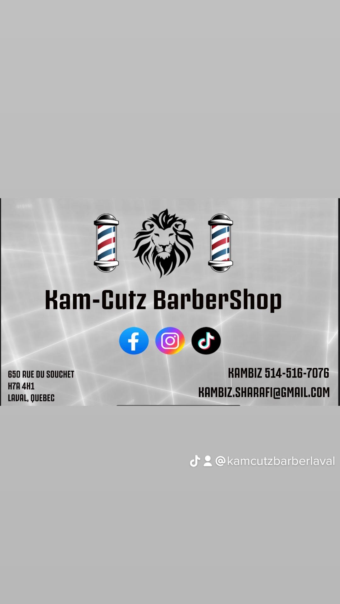 Kam-Cutz Barber | 650 Rue du Souchet, Laval, QC H7A 4H1, Canada | Phone: (514) 516-7076