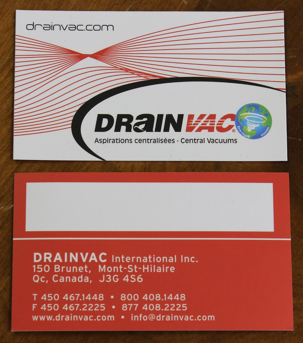 Drainvac international | 150 Rue Brunet, Mont-Saint-Hilaire, QC J3H 0M6, Canada | Phone: (450) 467-1448