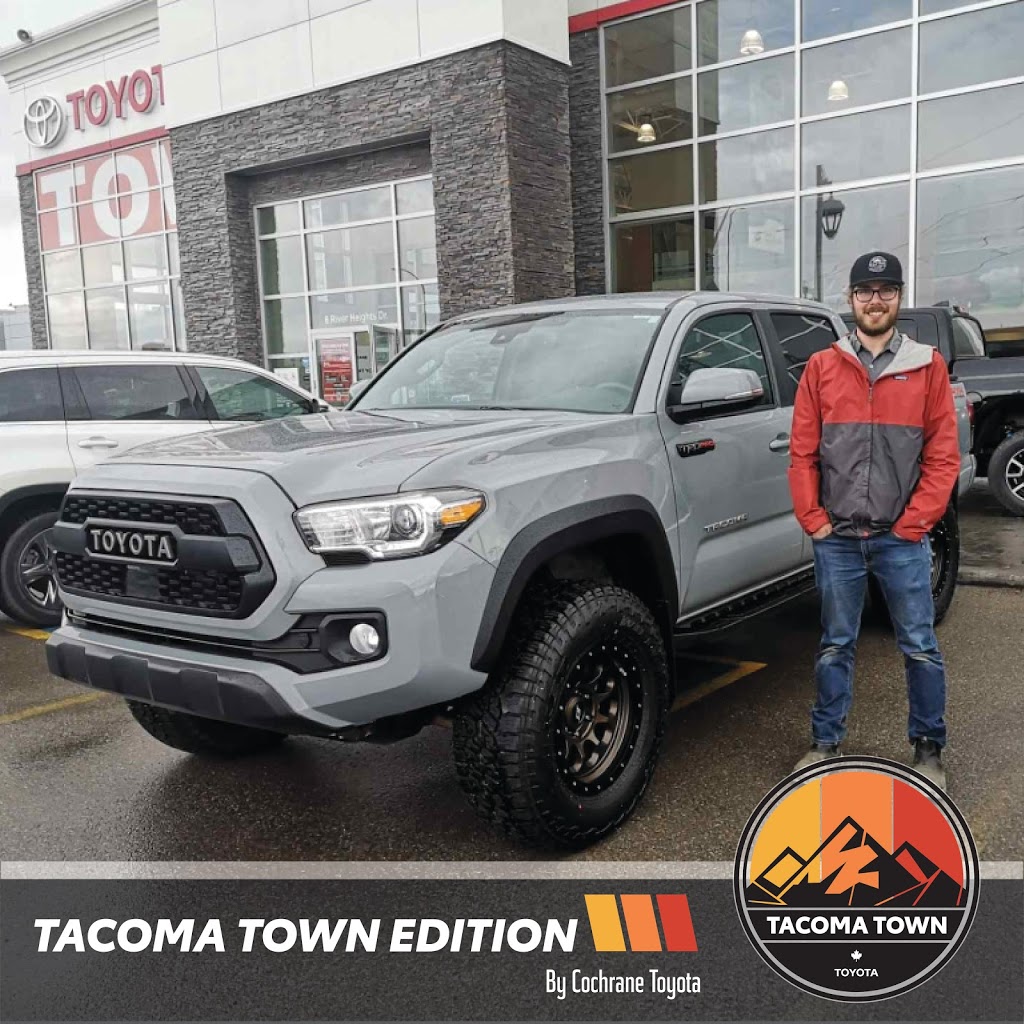 Cochrane Toyota + Tacoma Town | 8 River Heights Dr, Cochrane, AB T4C 0N8, Canada | Phone: (403) 932-9900