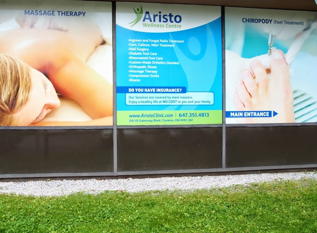 Aristo Wellness Centre | 10 Gateway Blvd #130, North York, ON M3C 3A1, Canada | Phone: (647) 351-4813