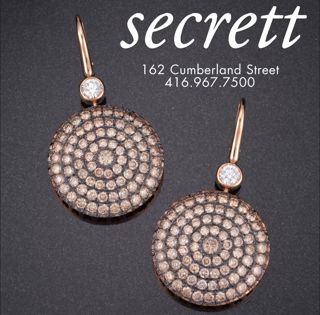 Secrett Jewel Salon | 162 Cumberland St, Toronto, ON M5R 3N5, Canada | Phone: (416) 967-7500