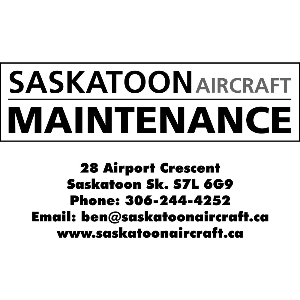 Saskatoon Aircraft Maintenance | A28 Airport Cres, Saskatoon, SK S7L 6G9, Canada | Phone: (306) 244-4252