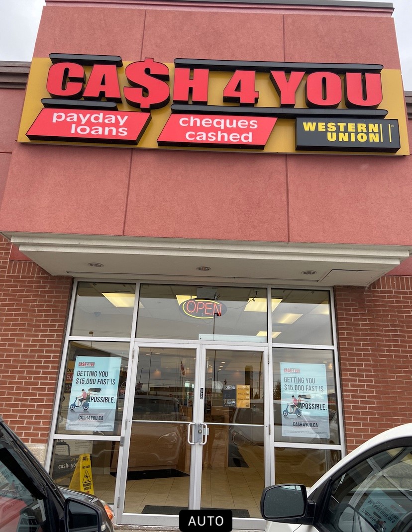 Cash 4 You | 2880 Queen St E Suite 6, Brampton, ON L6S 6E8, Canada | Phone: (905) 458-7474