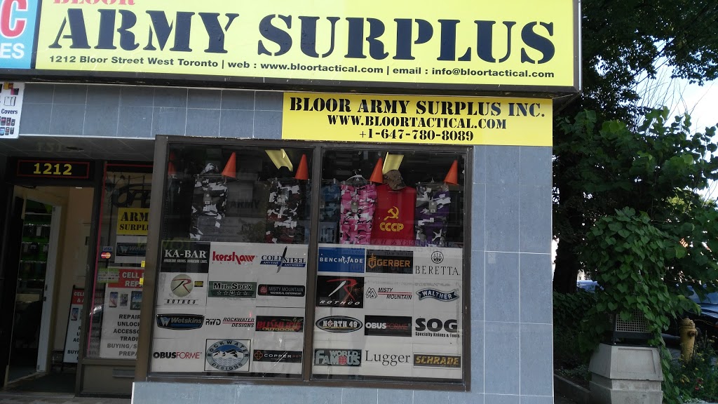 Bloor Army Surplus Inc | 1212 Bloor St W, Toronto, ON M6H 1N3, Canada | Phone: (647) 350-3322