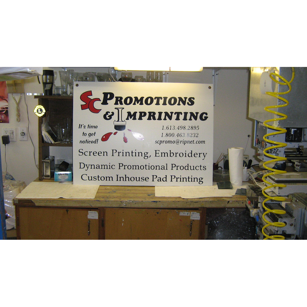 S.C. Promotions & Imprinting | 6023 Hwy 29, Brockville, ON K6V 5T4, Canada | Phone: (613) 498-2895