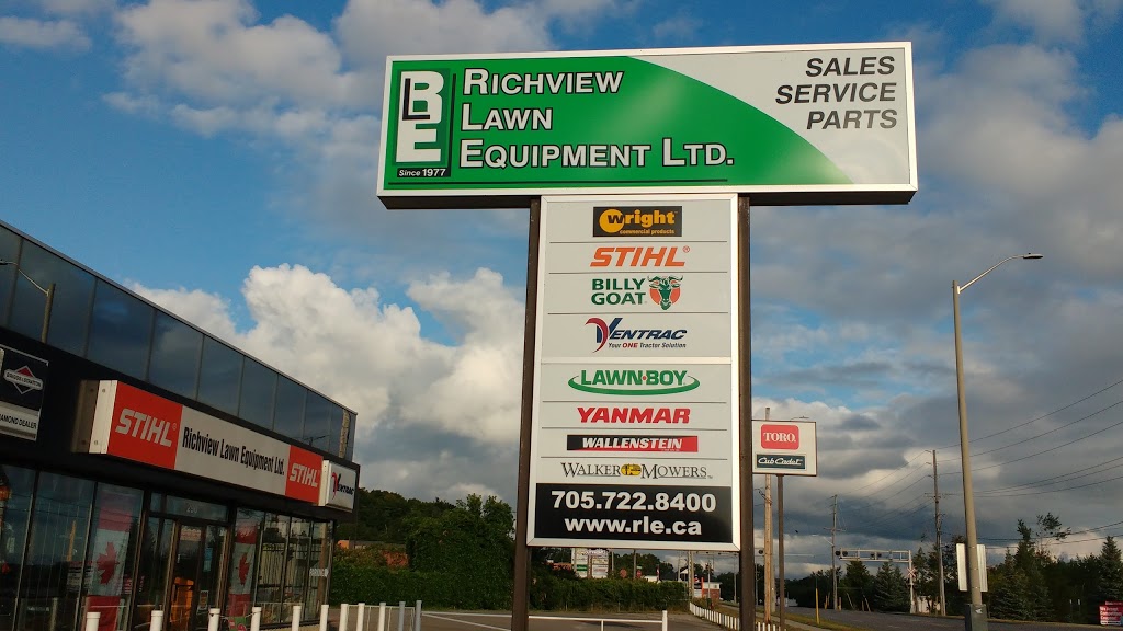 Richview Lawn Equipment Ltd | 290 Yonge St, Barrie, ON L4N 4C7, Canada | Phone: (705) 722-8400