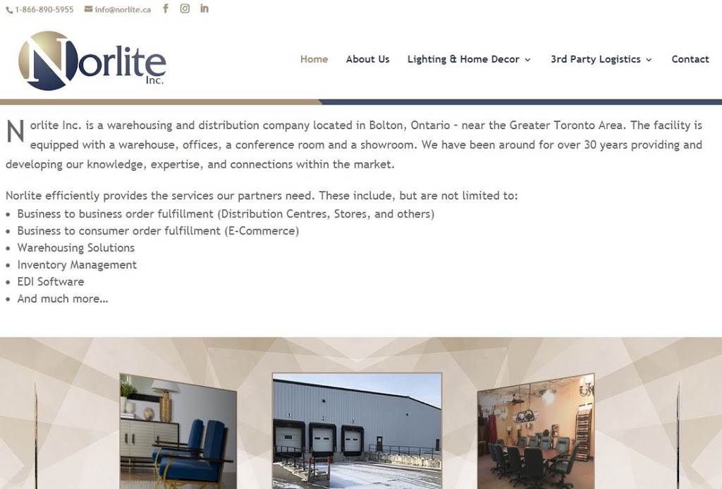 Norlite Inc | 5 Simpson Rd, Bolton, ON L7E 1E4, Canada | Phone: (905) 857-5955