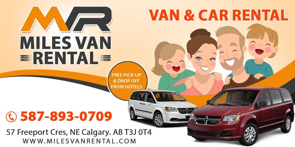 Milesvanrental | 57 Freeport Cres NE, Calgary, AB T3J 0T4, Canada | Phone: (587) 393-0709