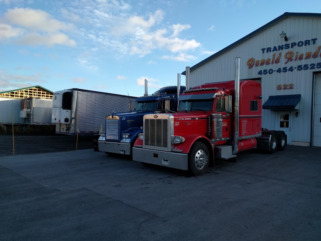 Transport Donald Riendeau (Les) | 520 Chem. Rhéaume, Saint-Michel, QC J0L 2J0, Canada | Phone: (450) 454-5525