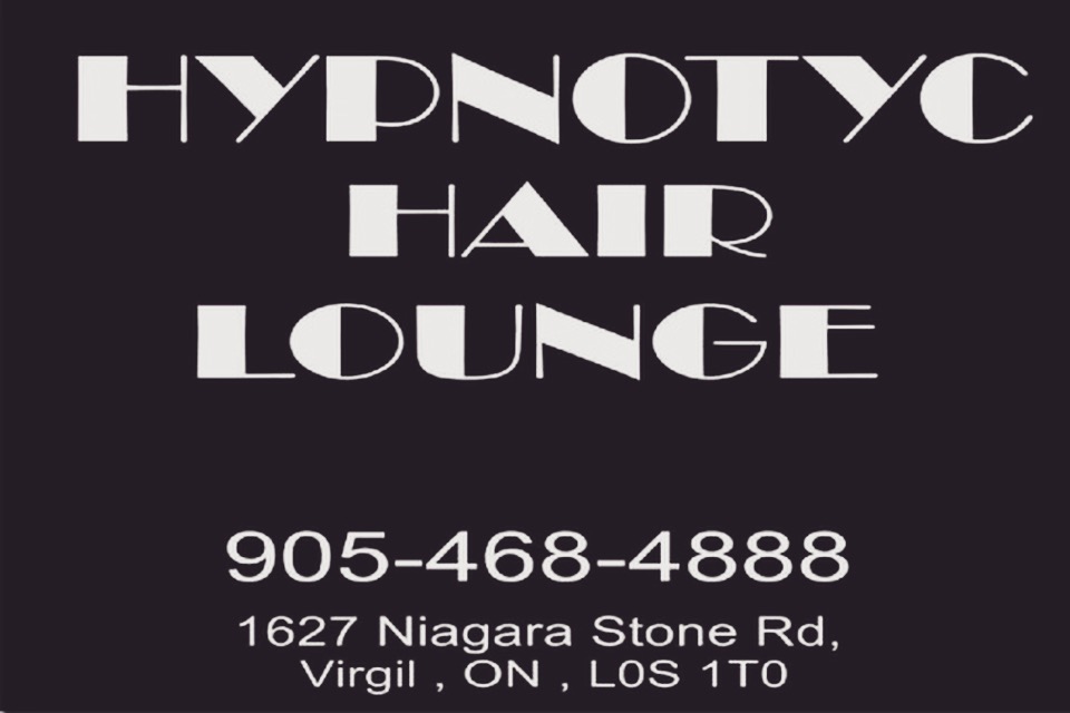 Hypnotyc Hair Lounge | 1627 Niagara Stone Rd Box 1100, Virgil, ON L0S 1T0, Canada | Phone: (905) 468-4888