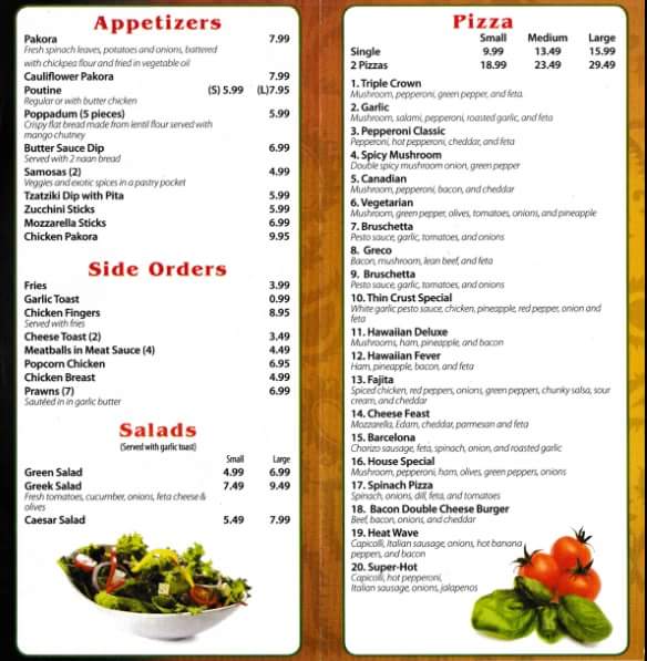 Patra Pizza & Curry House | 900 Gibsons Way Unit 13, Gibsons, BC V0N 1V6, Canada | Phone: (604) 886-7675