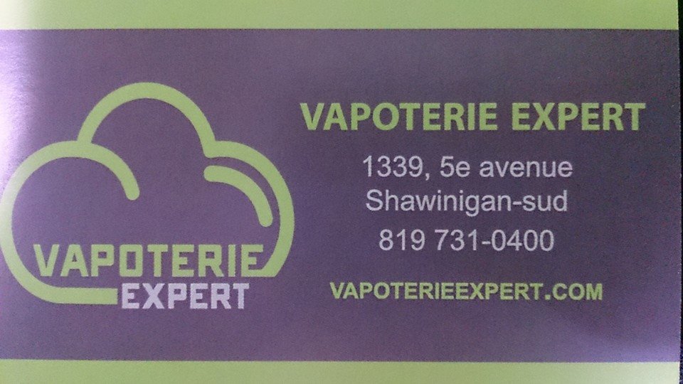 Vapoterie Expert articles pour vapoteurs | 1339 105e Avenue, Shawinigan-Sud, QC G9P 1M2, Canada | Phone: (819) 731-0400