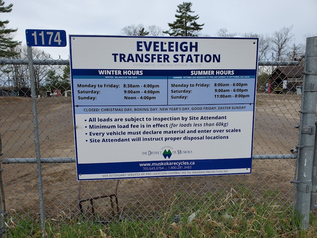 Eveleigh Road Transfer Station | 1174 Eveleigh Rd, Port Carling, ON P0B 1J0, Canada | Phone: (705) 645-6764