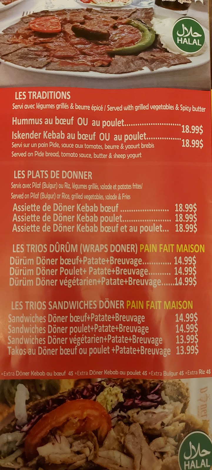 Kajal Doner Kebab | 4979 Rue de Charleroi, Montréal-Nord, QC H1G 2Z2, Canada | Phone: (438) 380-3500