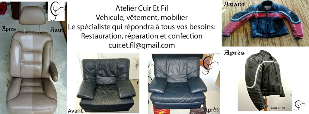 Atelier de rembourrage Cuir et Fil | #5230, Lourdes-de-Joliette, QC J0K 1K0, Canada | Phone: (514) 717-9091